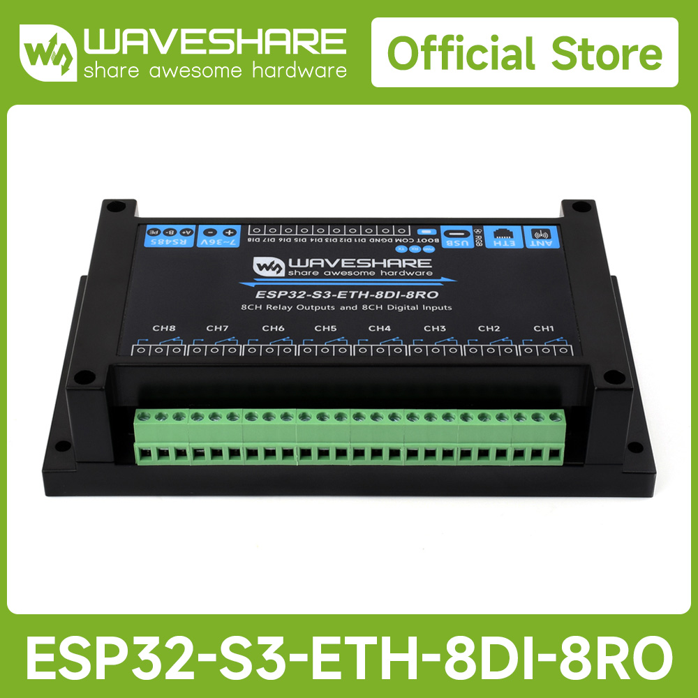 Waveshare Industrial 8-Channel - Lolin S3 评论和价格
