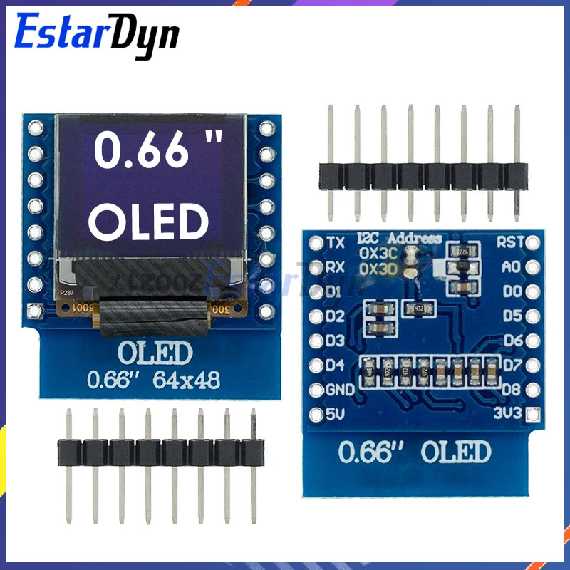 0.66 inch OLED LED LCD Dispaly - Wemos D1 Mini 评论和价格