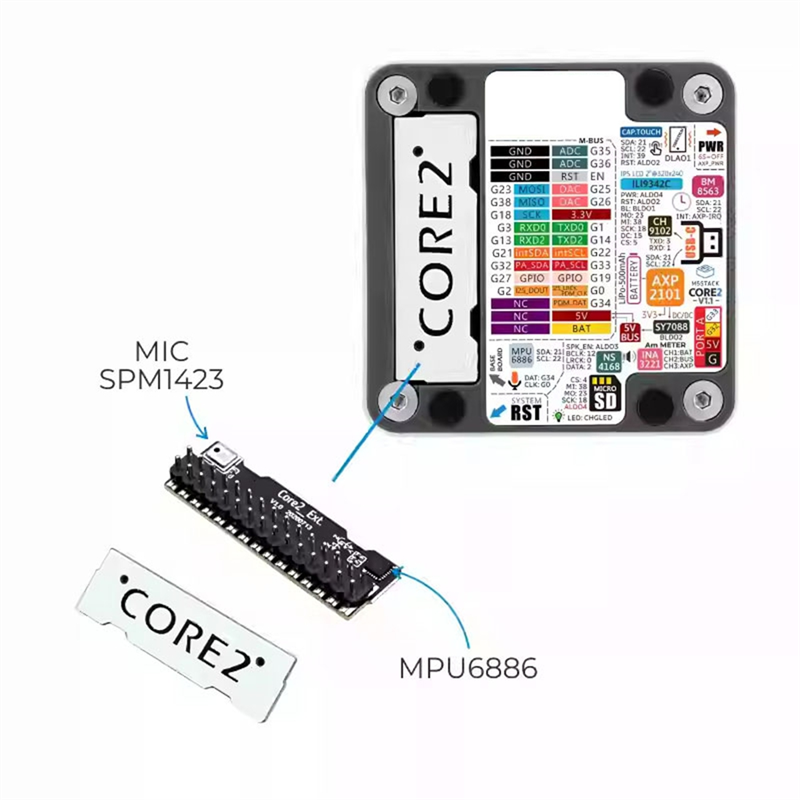 ABZW For M5stack Core2 V1.1 ES - M5Stack Core2 评论和价格