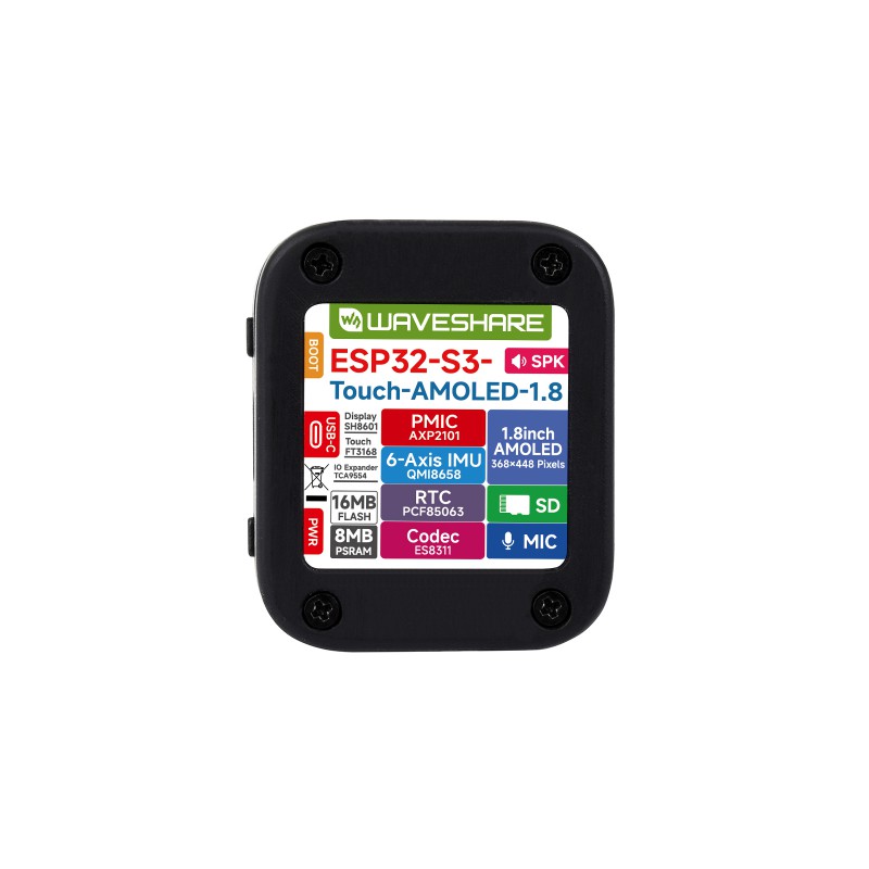 ESP32-S3 1.8 AMOLED Touch Scre - Waveshare Esp32 评论和价格