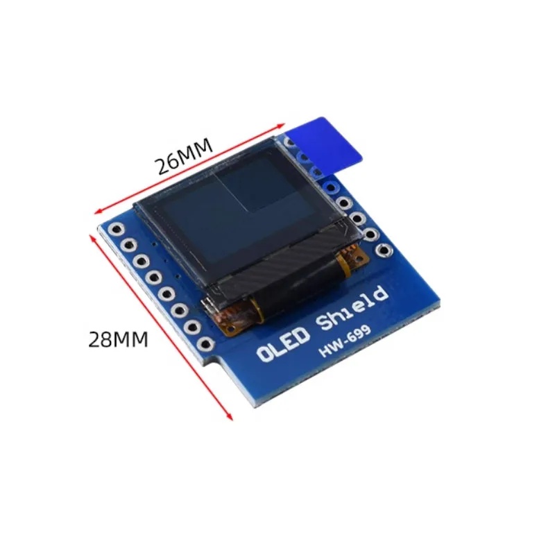 0.66 inch OLED Display Module  - Wemos D1 Mini 评论和价格