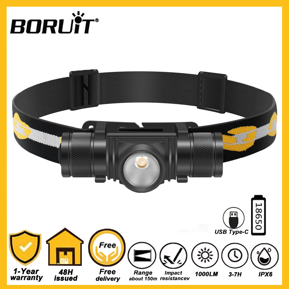BORUiT D10 LED Headlamp 18650  - Lolin D32 评论和价格