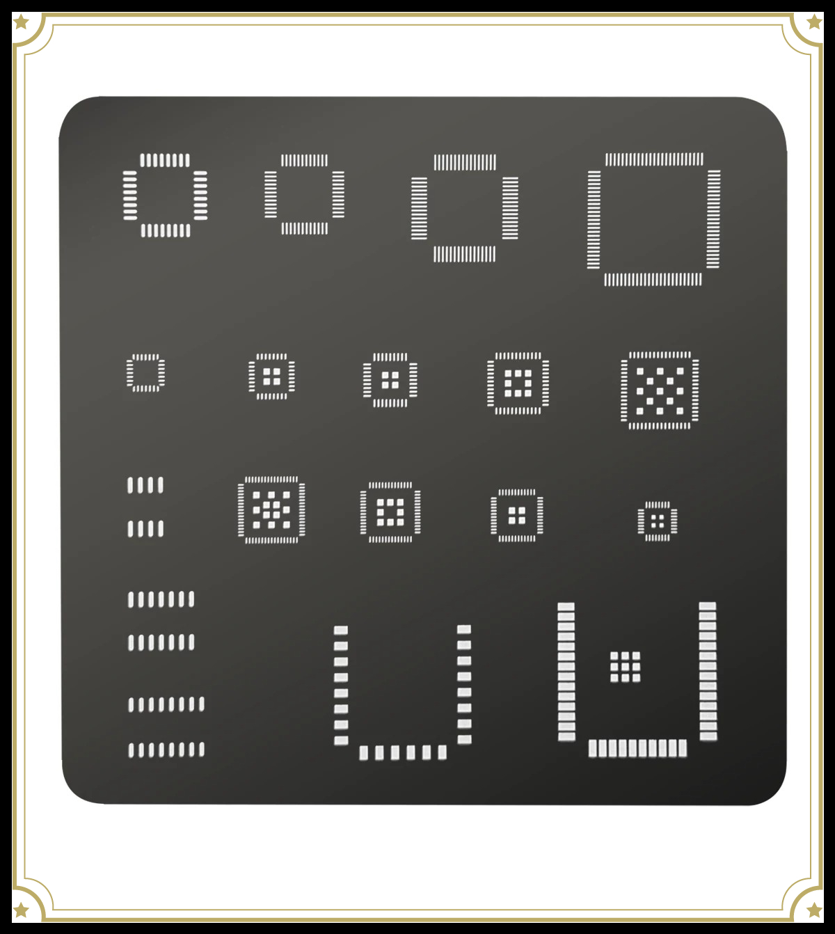 Universal IC Stencil QFP QFN S - Doit Esp32 评论和价格