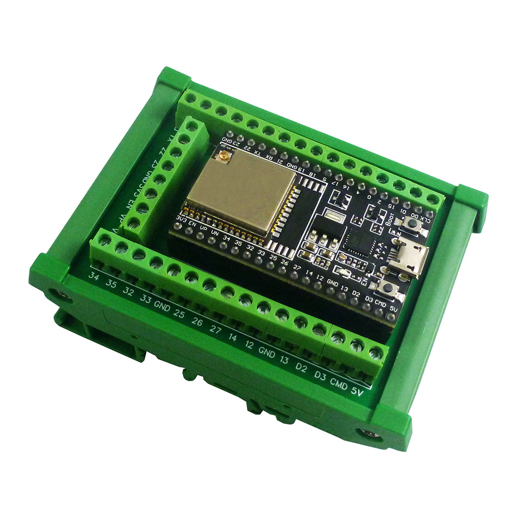 ESP32 DIN Rail Mount Screw Ter - Devkitc 评论和价格