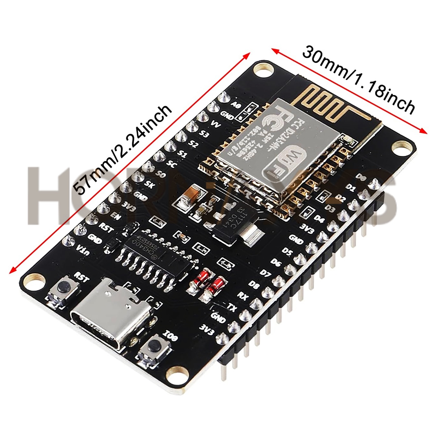1-10pcs/ESP8266 NodeMCU LUA CH - Nodemcuv2 评论和价格