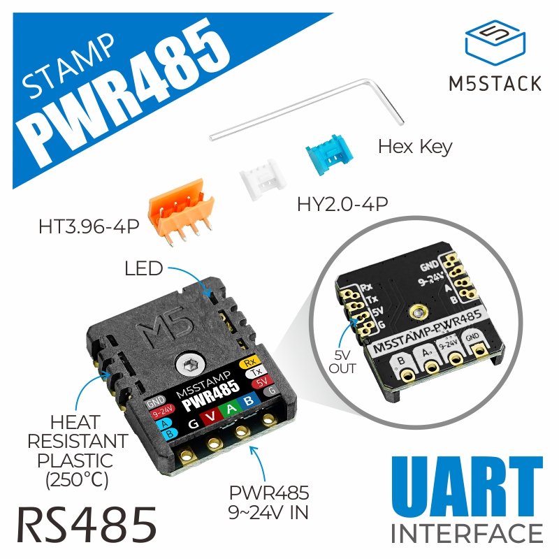 M5Stack Official M5Stamp RS485 - M5Stack 评论和价格