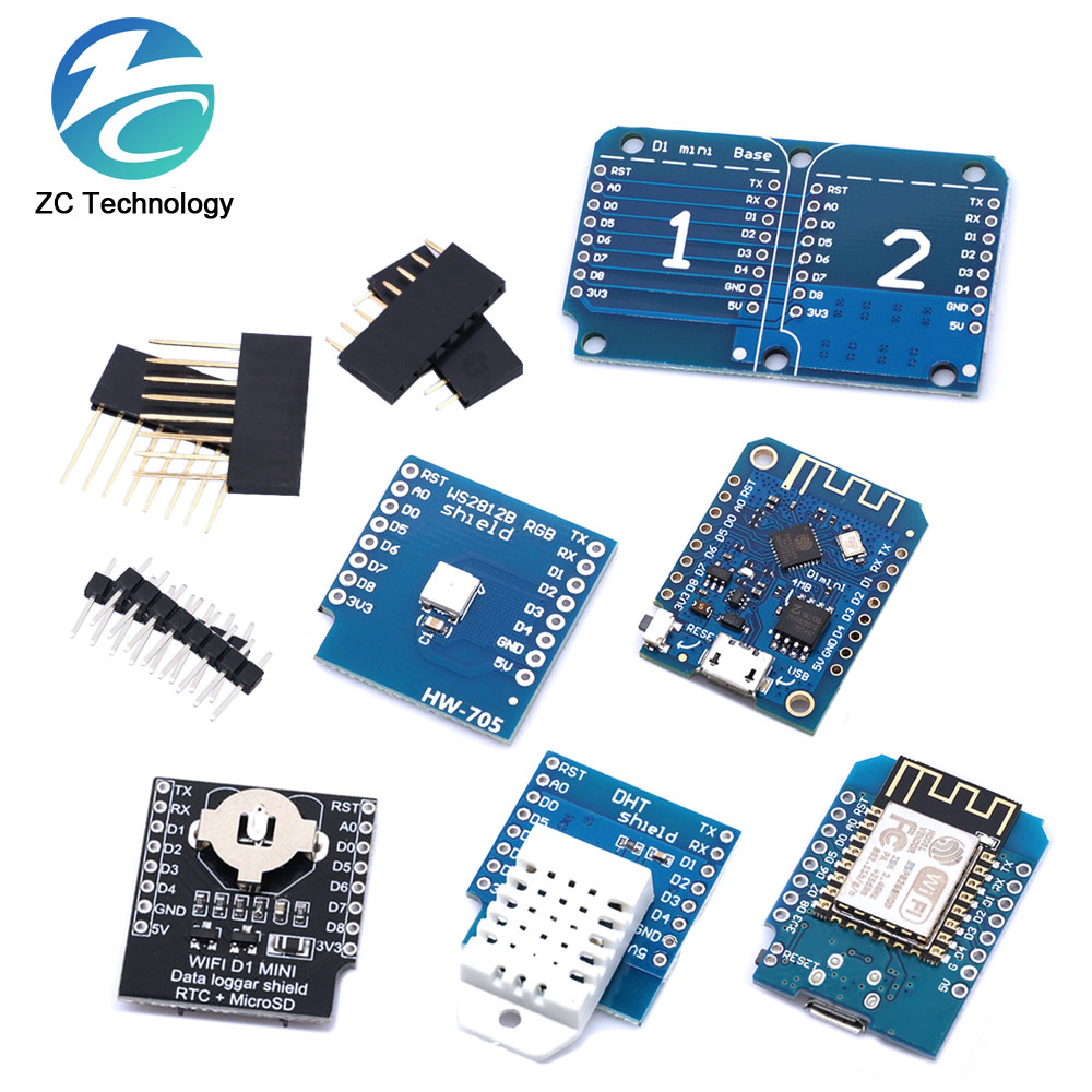 D1 Mini ESP8266 ESP-12F CH340G - Wemos D1 Mini 评论和价格