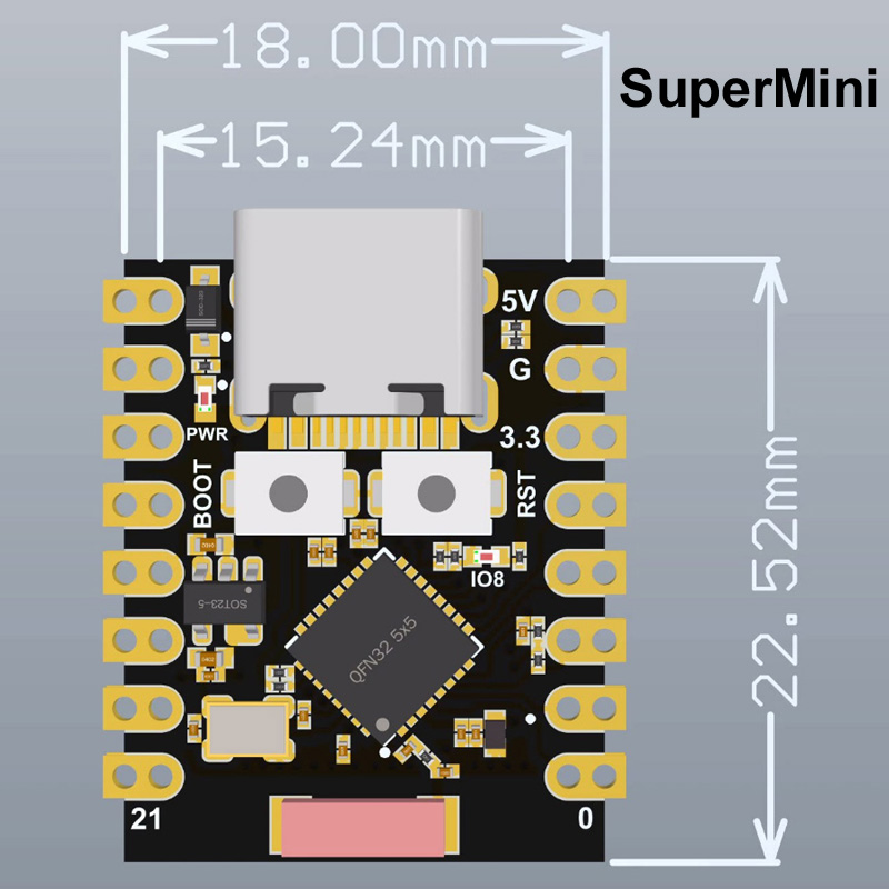 For ESP32-S3 Supermini Pro MIN - Doit Esp32 评论和价格
