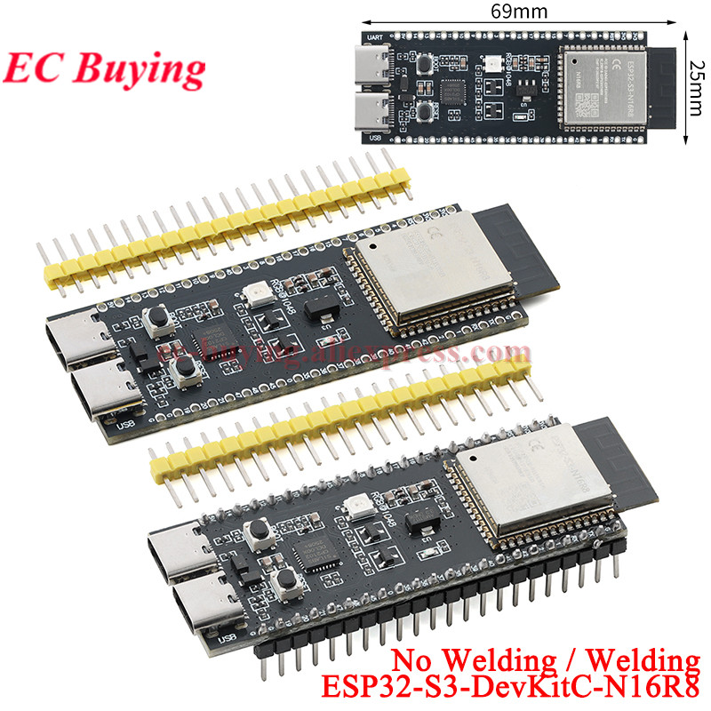 ESP32-S3-DevKitC-N16R8 ESP32S3 - Esp32 S3 Devkitc 1 评论和价格