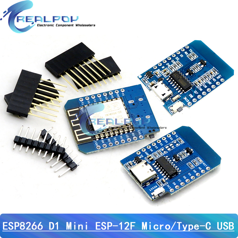 D1 Mini TYPE-C / MICRO ESP8266 - Nodemcuv2 评论和价格