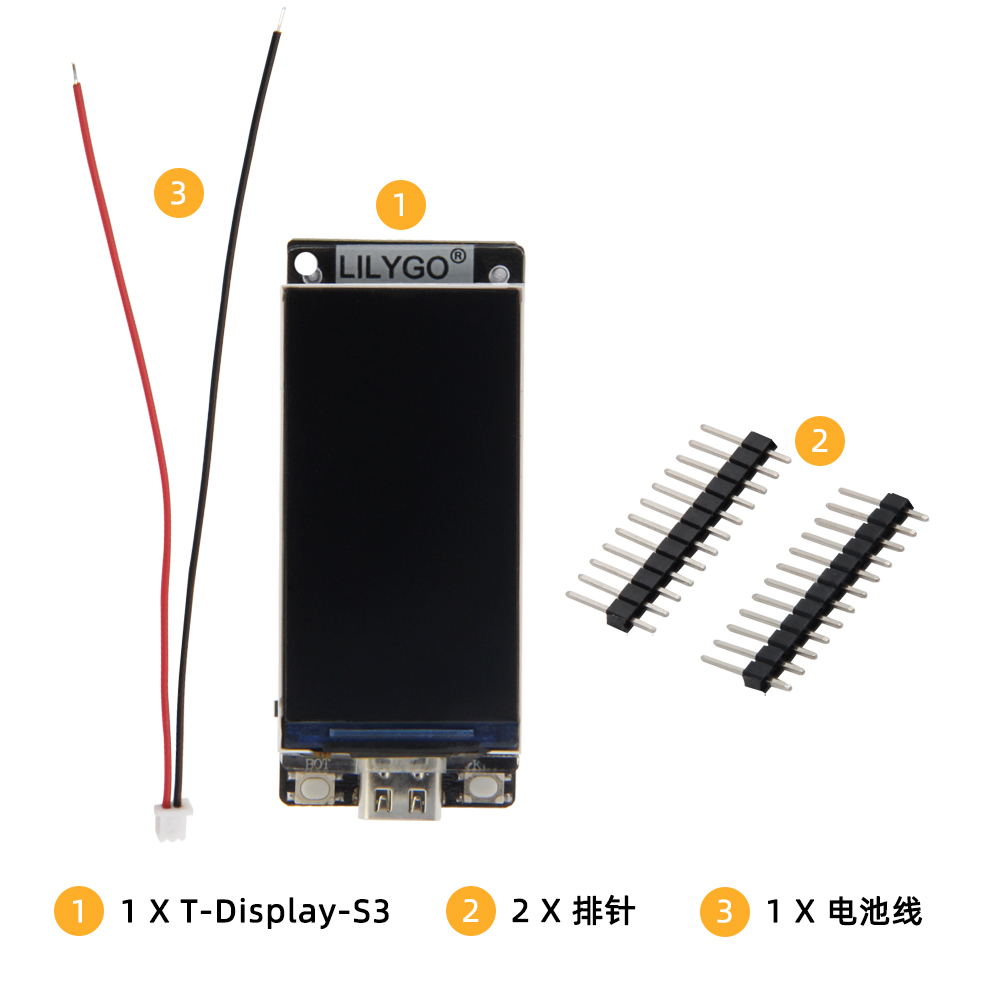 LILYGO T-Display-S3 1.9-Inch L - Lolin S3 评论和价格
